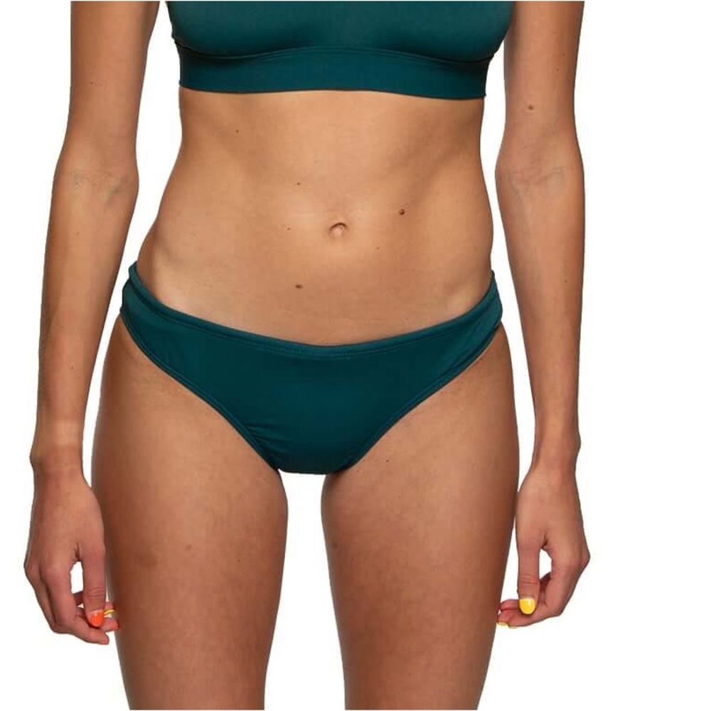 NWT Jolyn Blue Green Peacock Color Bathing Suit Bottom Andy Style Medium